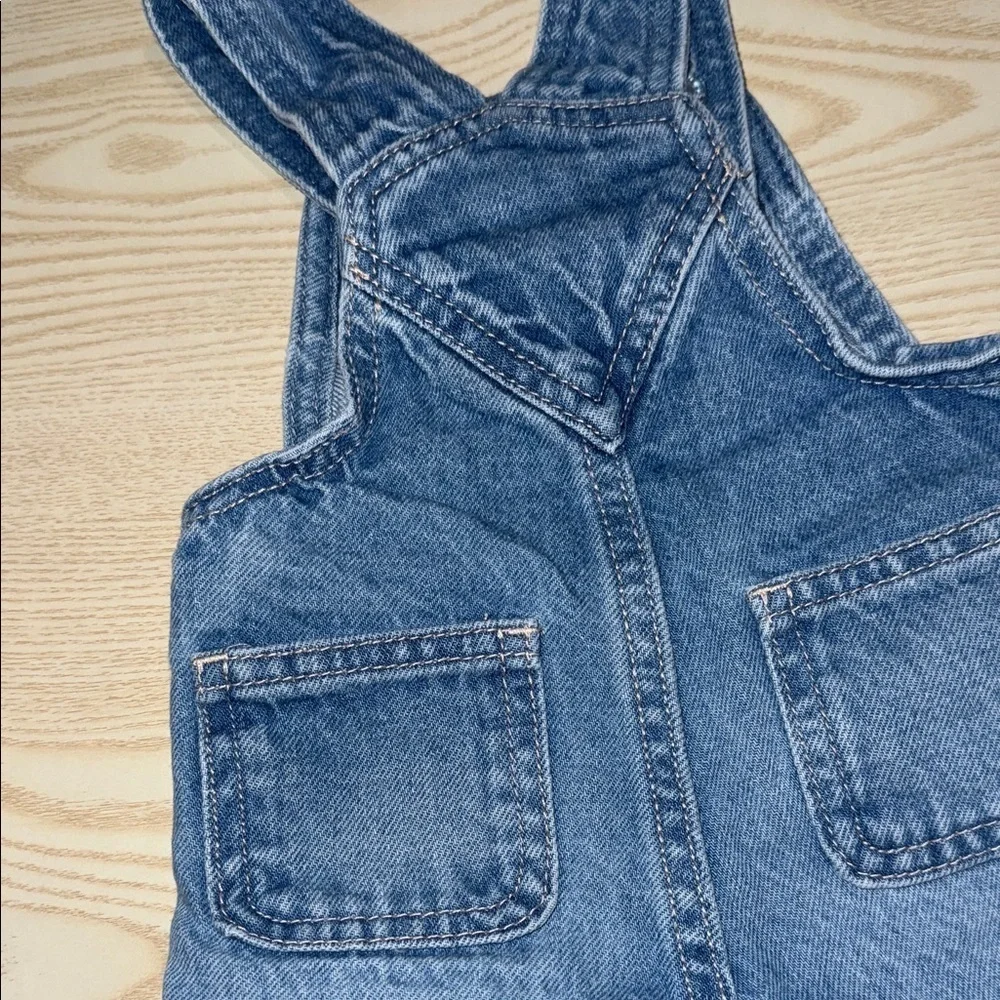 FREE SHIPPING Old Navy Denim Kids Overalls with Embroidered Details